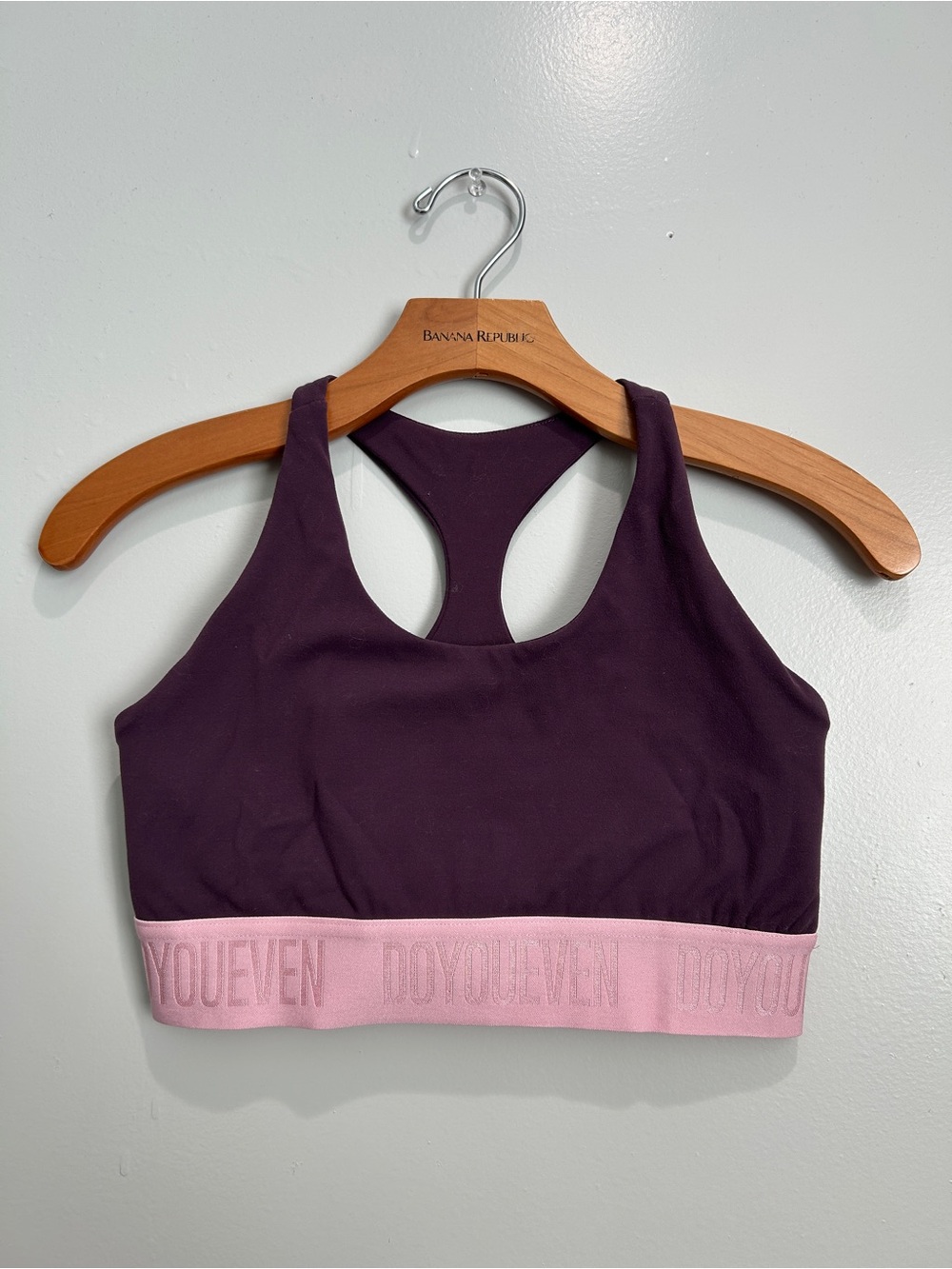 DOYOUEVEN Racerback Sports Bra